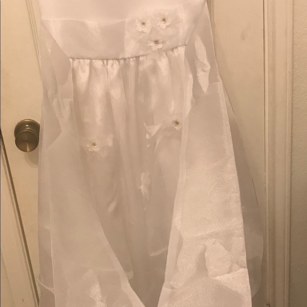 First Comunion dress and tiara with veil